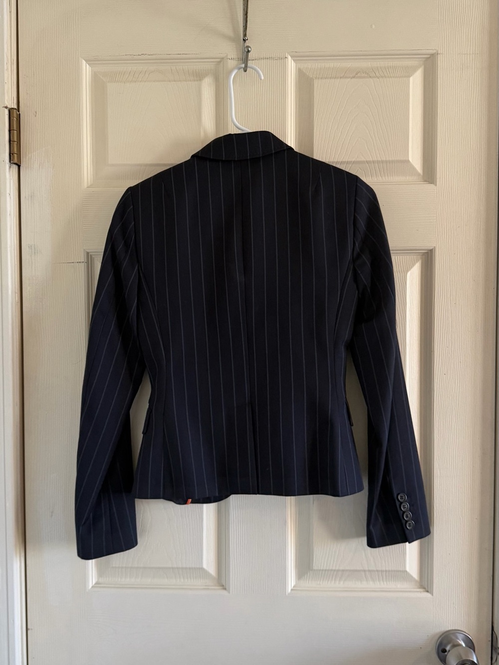 J. Crew Navy Pinstripe Wool Blazer - Picture 5 of 5